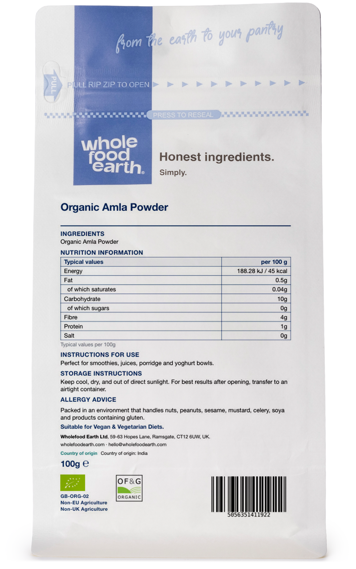 Organic Amla Powder