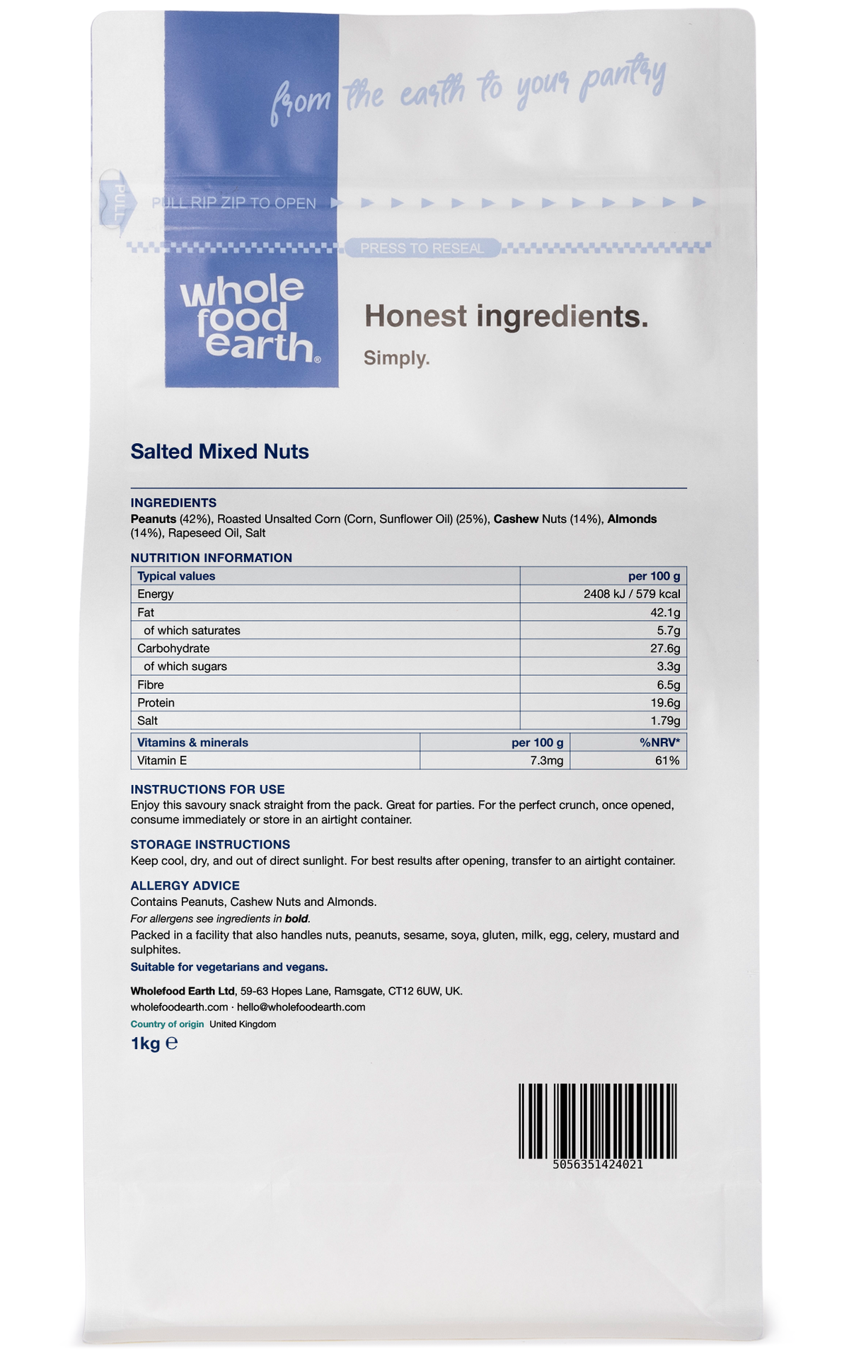 Salted Mixed Nuts