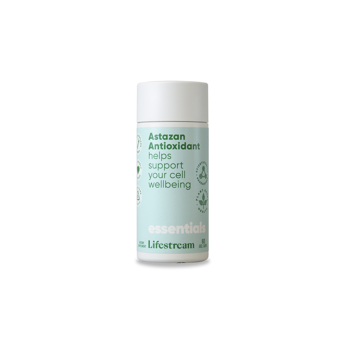 Lifestream Astaxanthin & Vitamin E, 60 Gel Capsules