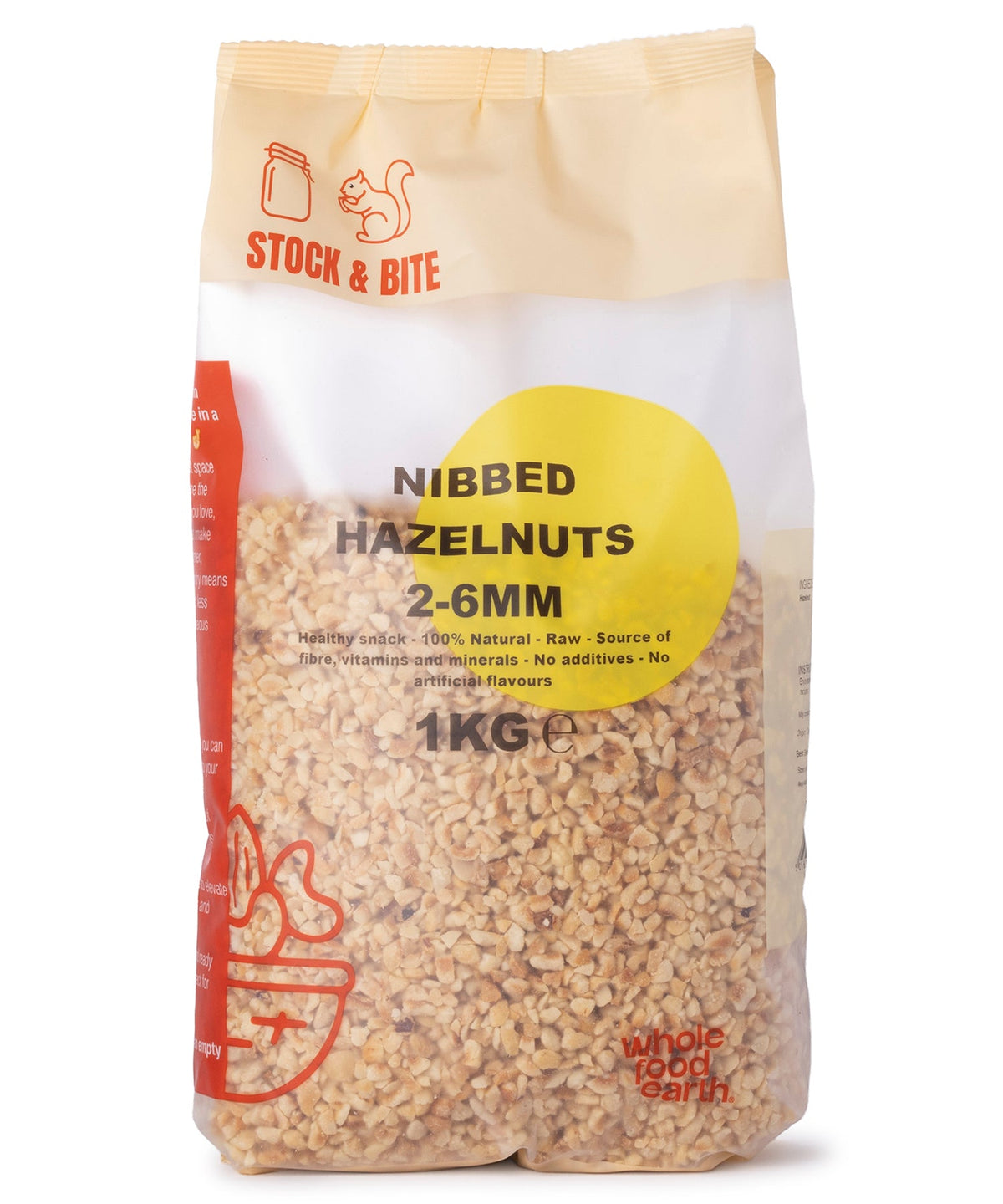 Nibbed Hazelnuts 2-6mm - Stock & Bite - 1kg