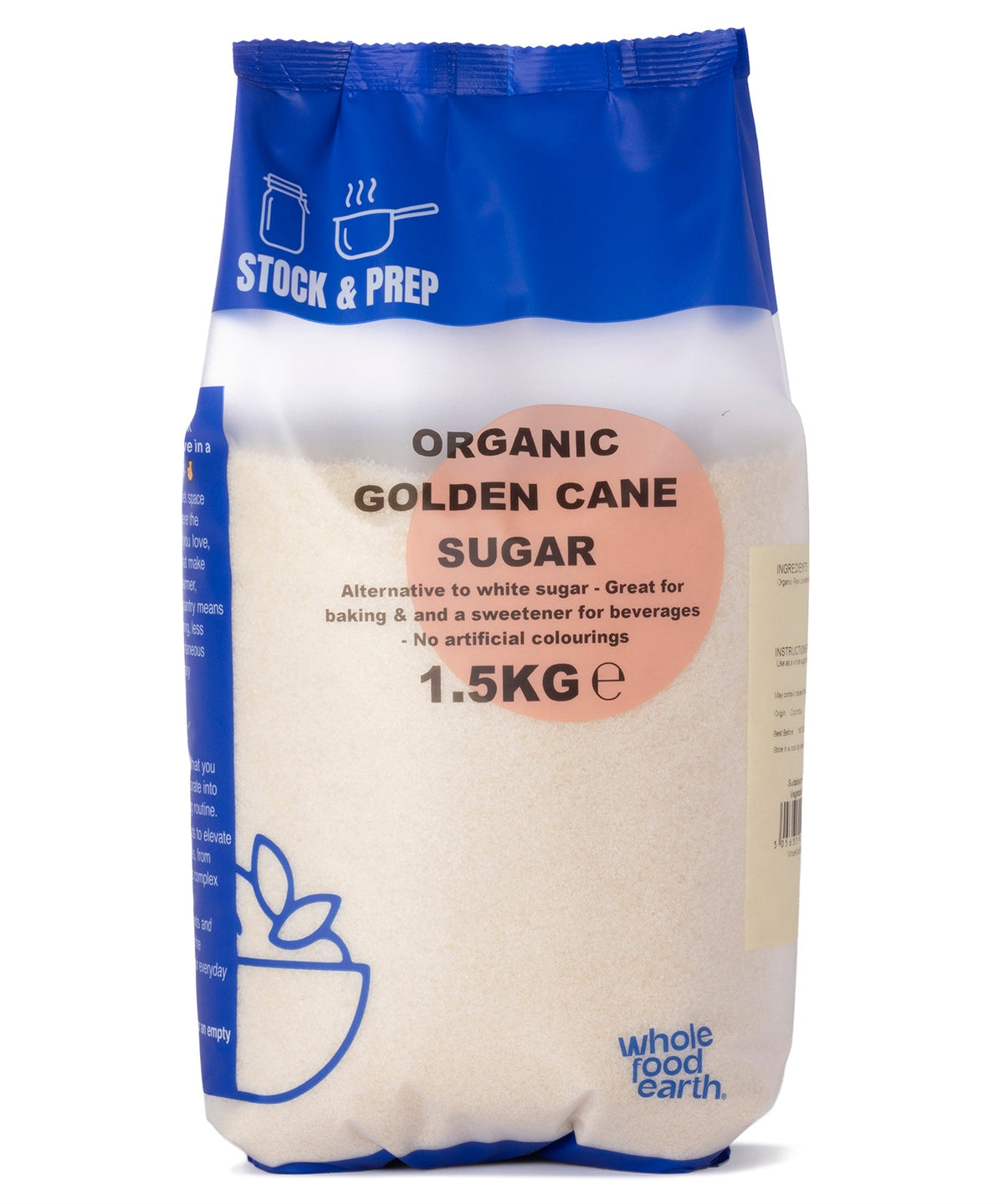Organic Golden Cane Sugar - Stock & Prep - 1.5kg