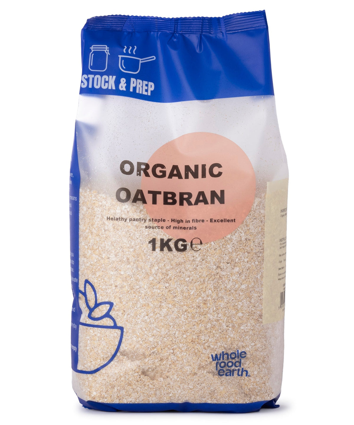 Organic Oatbran - Stock & Prep - 1kg