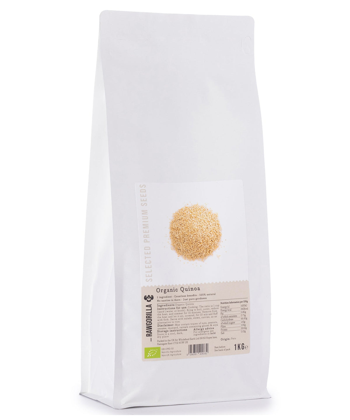 Organic Quinoa - RAWGORILLA - 1kg