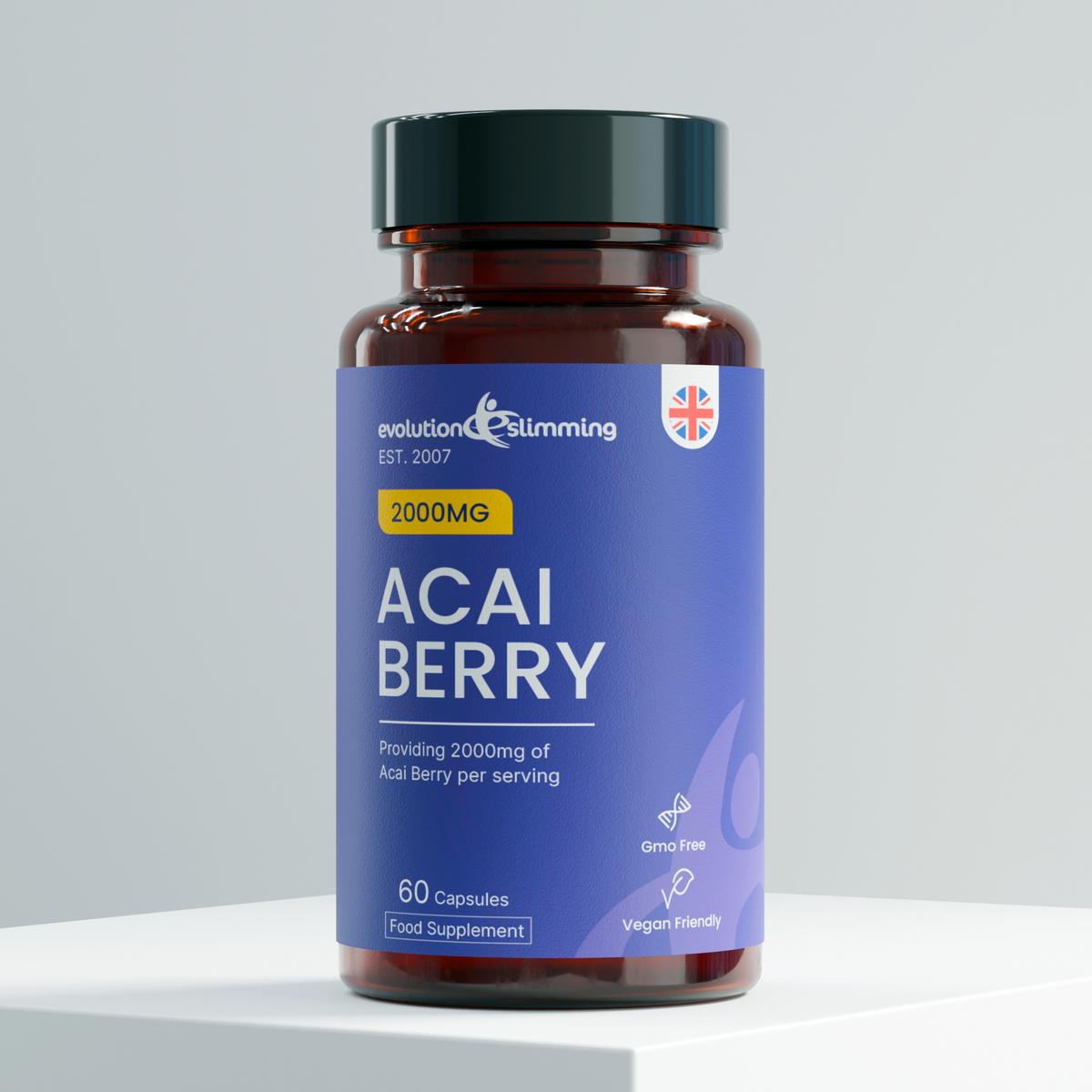 Acai Berry 1000mg Capsules | Antioxidant Wellness & Daily Support