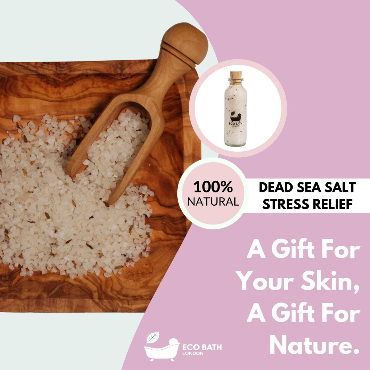 Eco Bath London Stress Relief Dead Sea Salt (300g)
