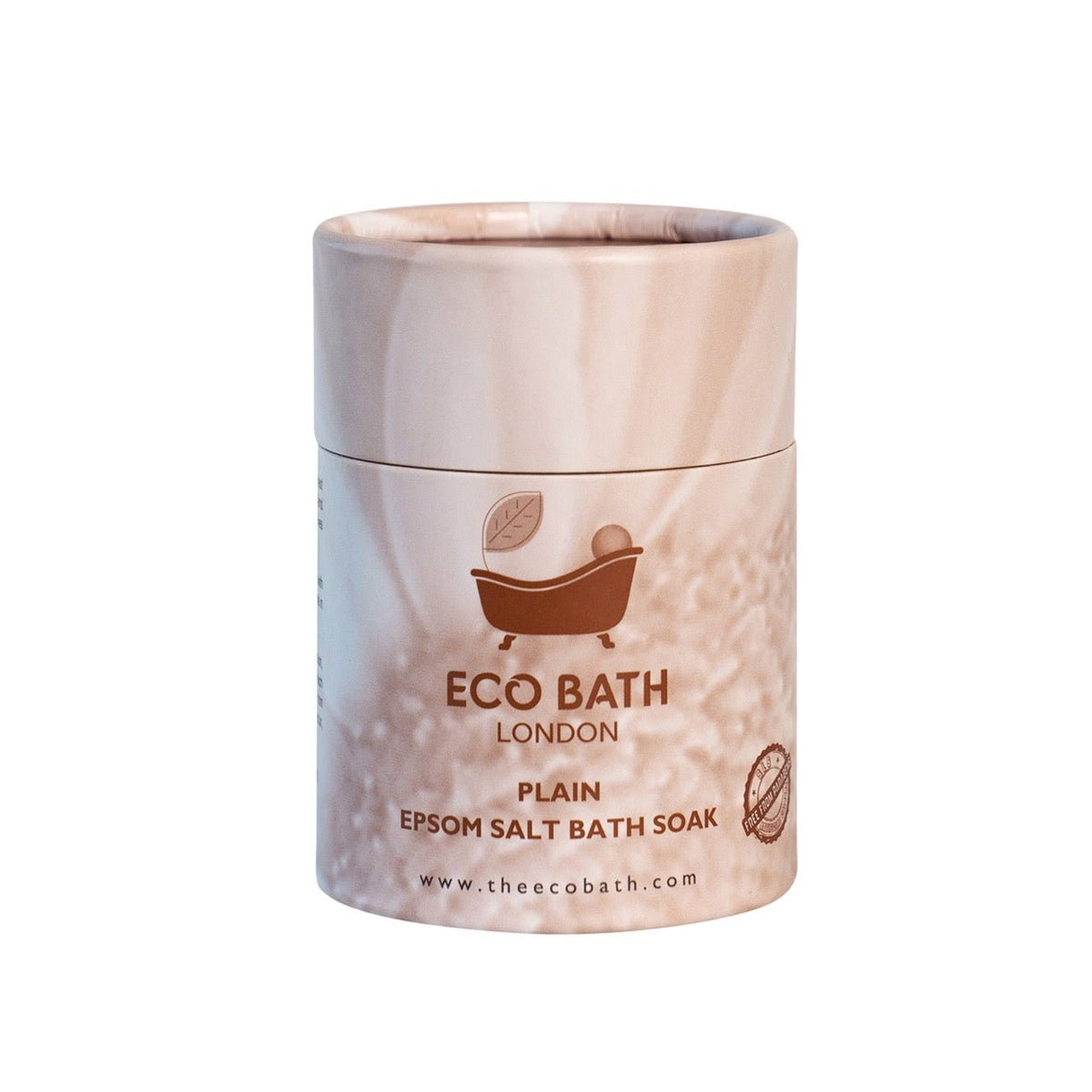 Eco Bath London Plain Epsom Salt Bath Soak - Tube, 250g or 1kg