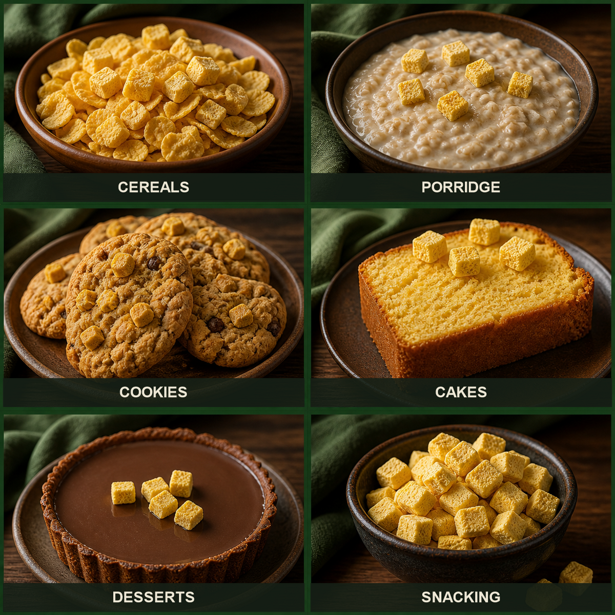Freeze Dried Passion Fruit Cubes