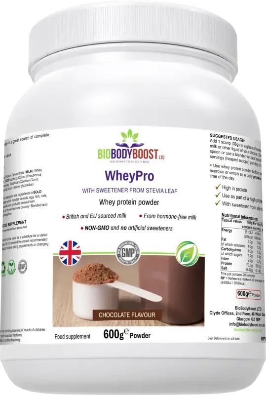 WheyPro Chocolate Whey Protein Powder for Women & Men | Isolate