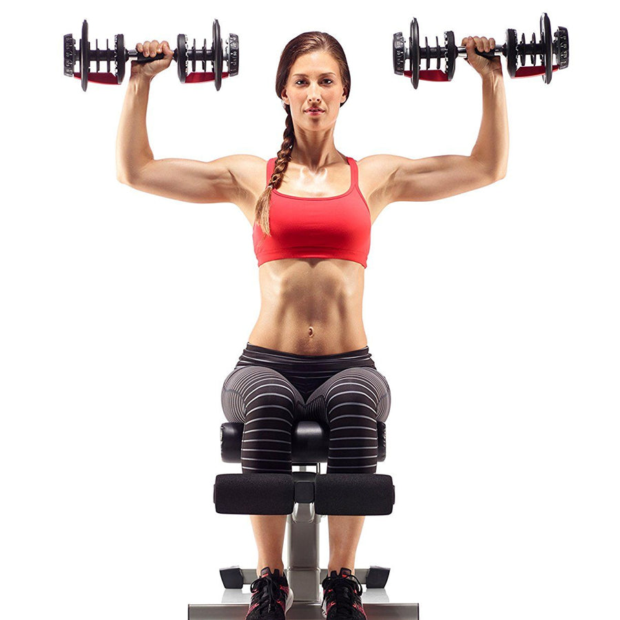 Adjustable Dumbbell Set – 24kg (53lbs) Quick Select – 10 Levels