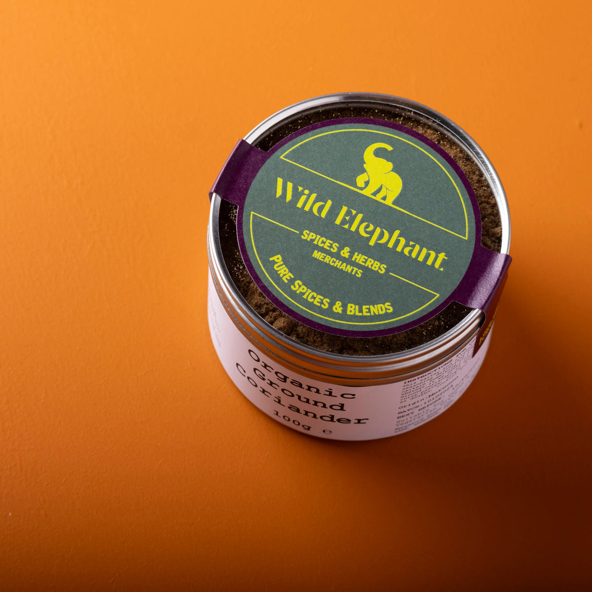 Organic Ground Coriander - Wild Elephant - 100g