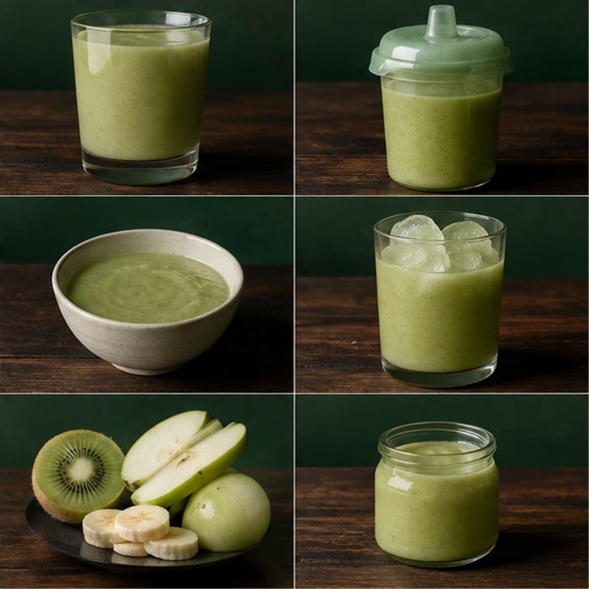 Ella's Kitchen The Green One Fruit Smoothie 5 x 90g