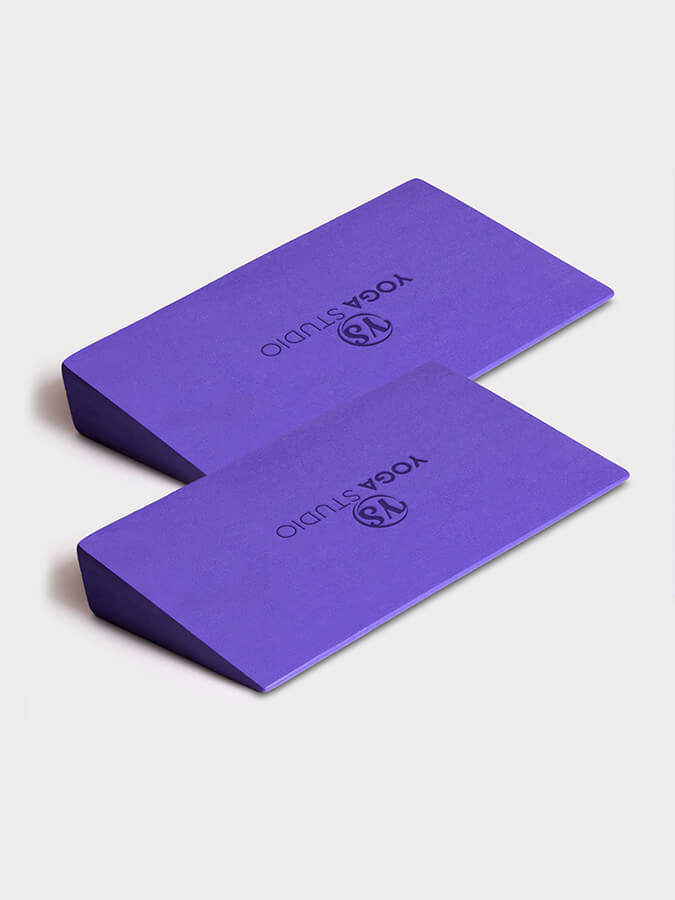 Yoga Studio EVA Foam Half Wedges Twin Pack Pair