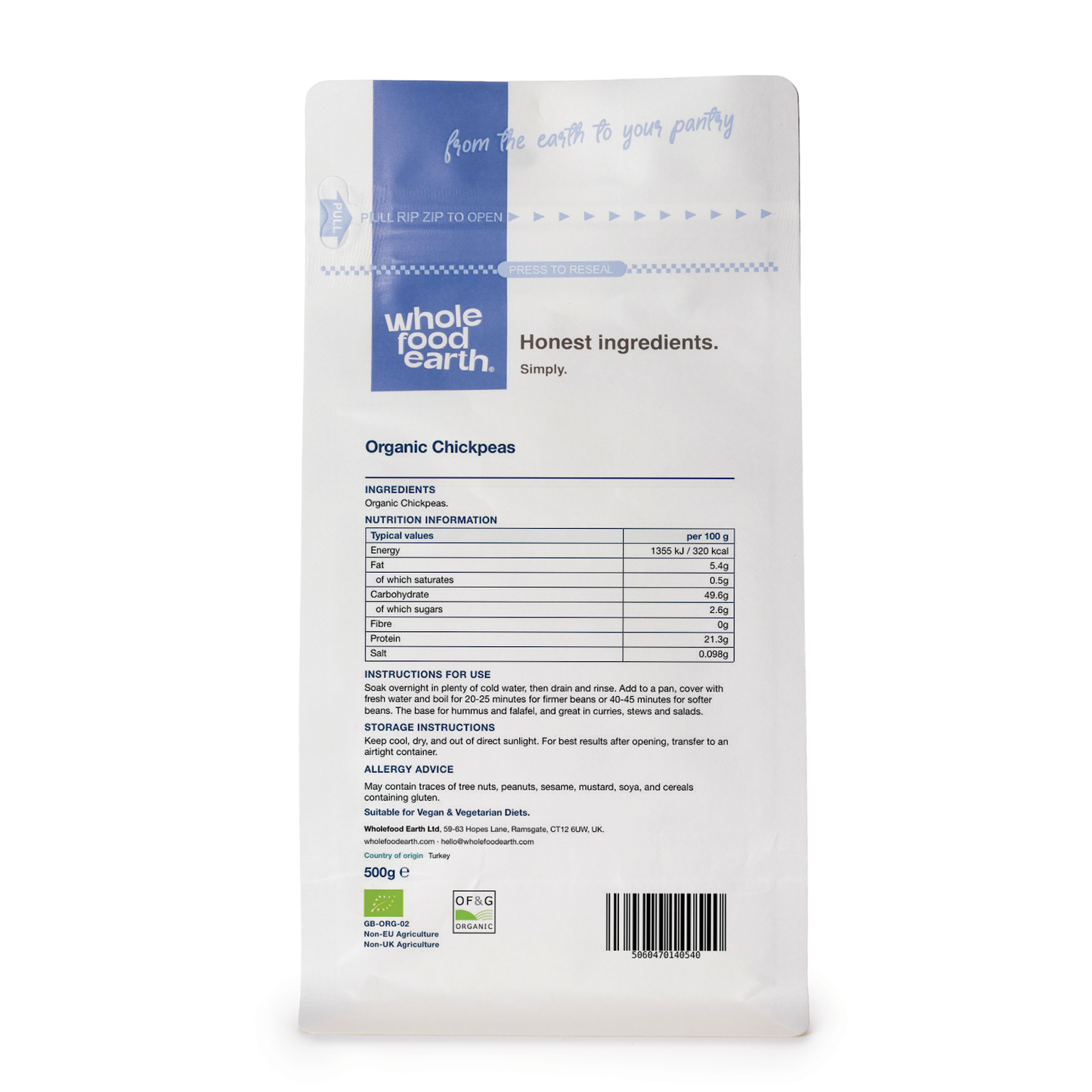 Organic Chickpeas