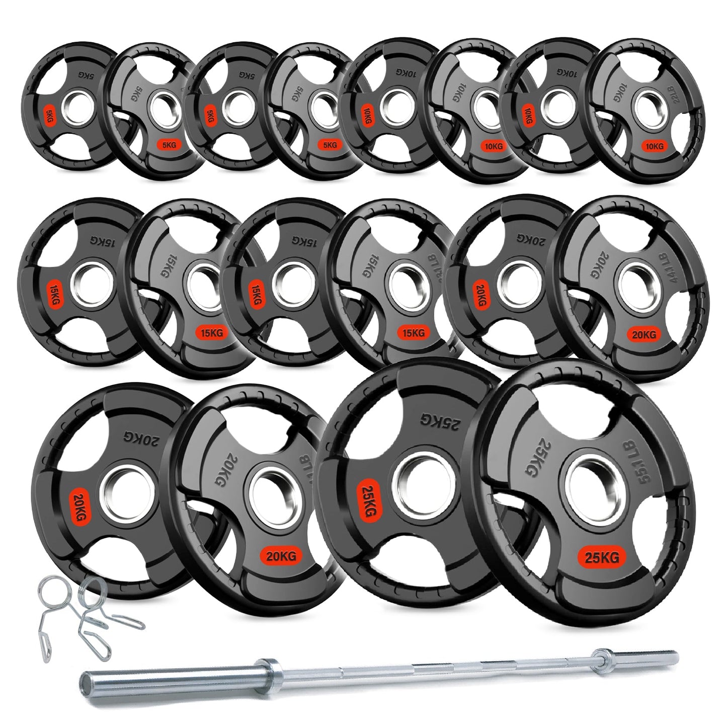 Tri-Grip Weight Plates
