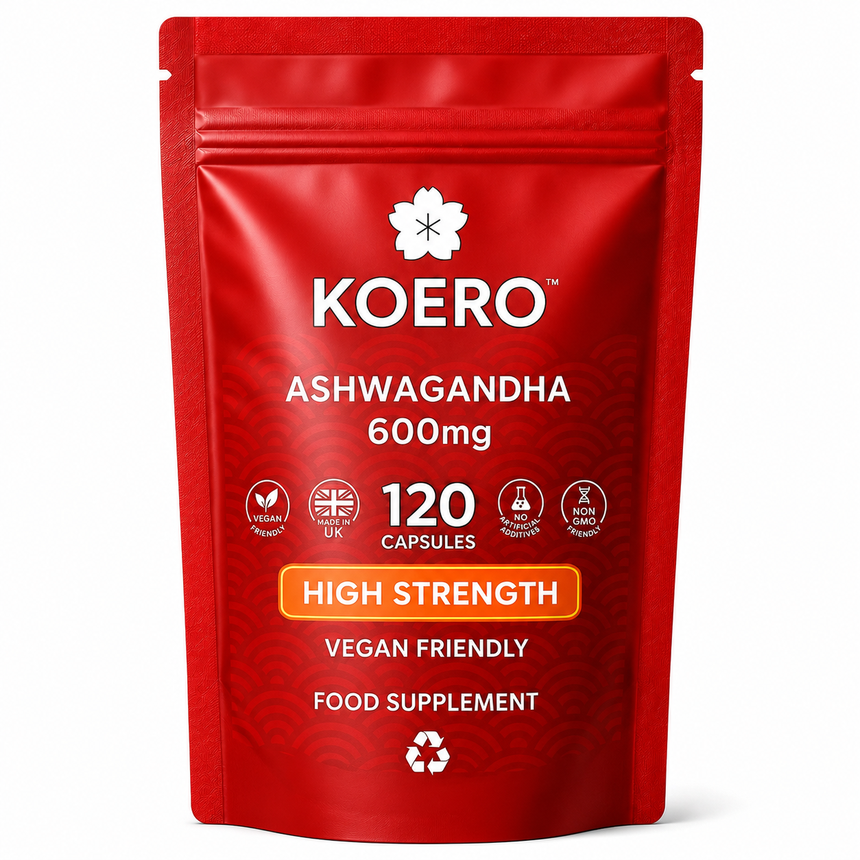 Ashwagandha Root 600 mg – 120 Capsules
