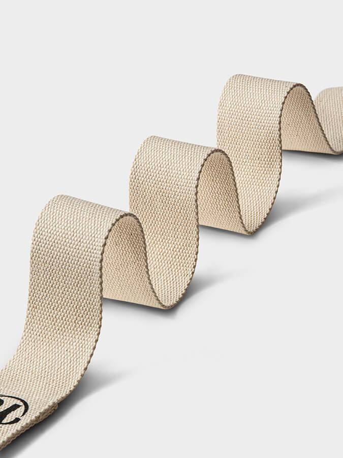 Yoga Studio GOTS Organic Cotton D-Ring 2.5m Yoga Belt Strap