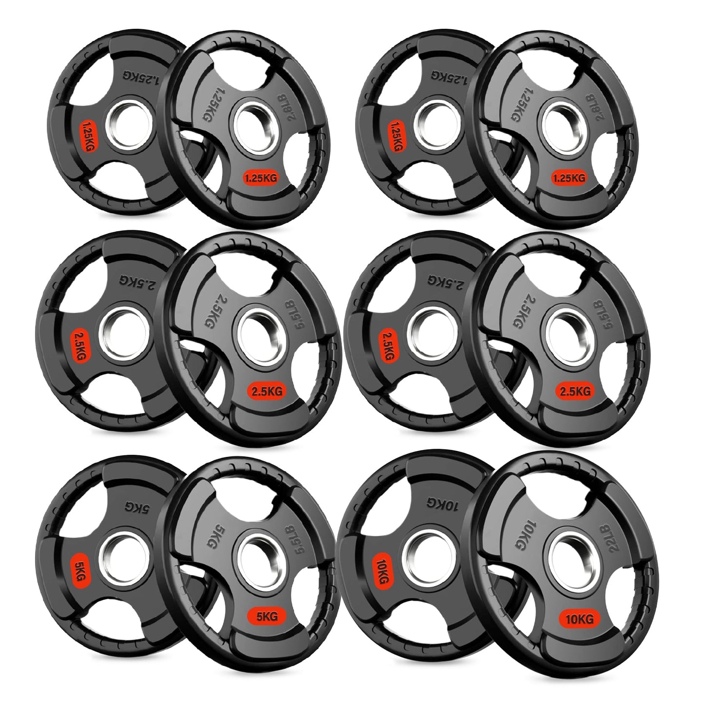 Tri-Grip Weight Plates