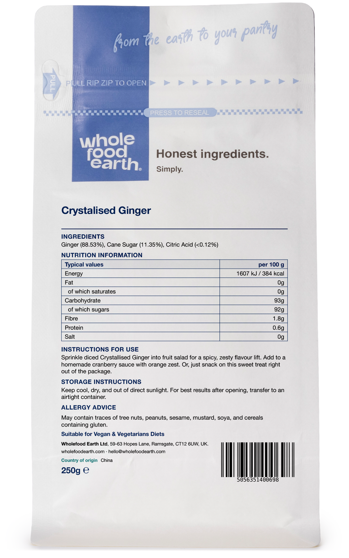Crystallised Ginger