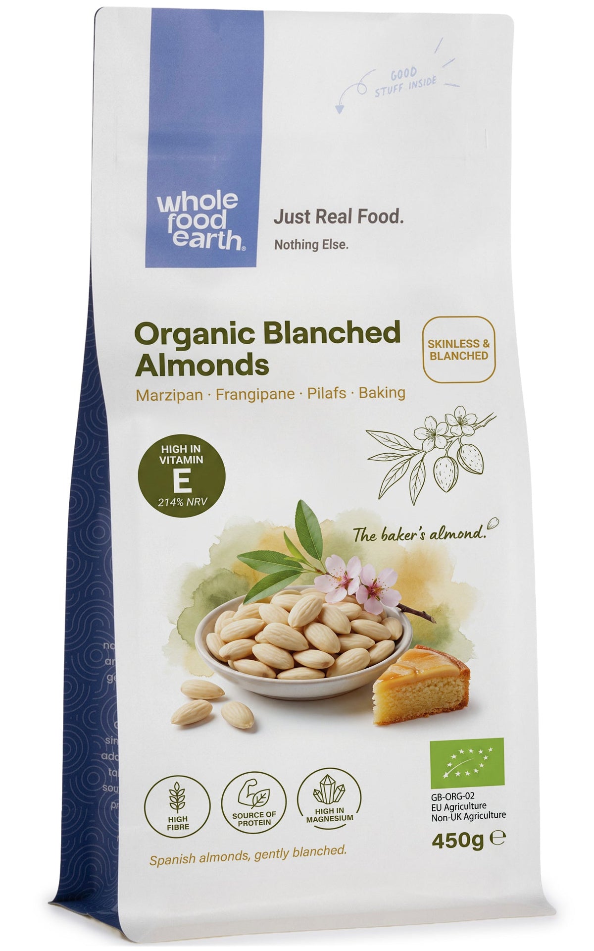 Organic Blanched Almonds