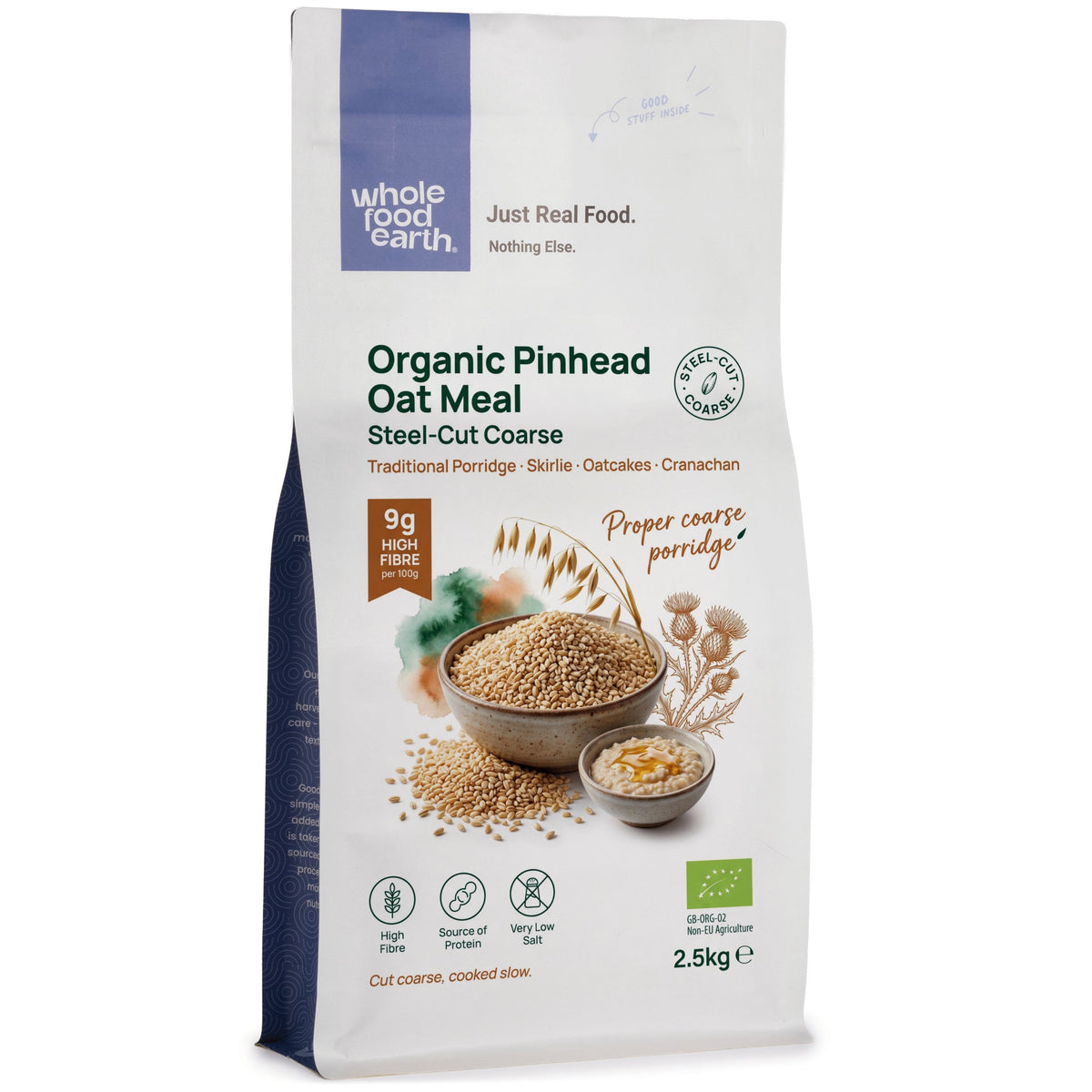 Organic Pinhead (Coarse) Oat Meal