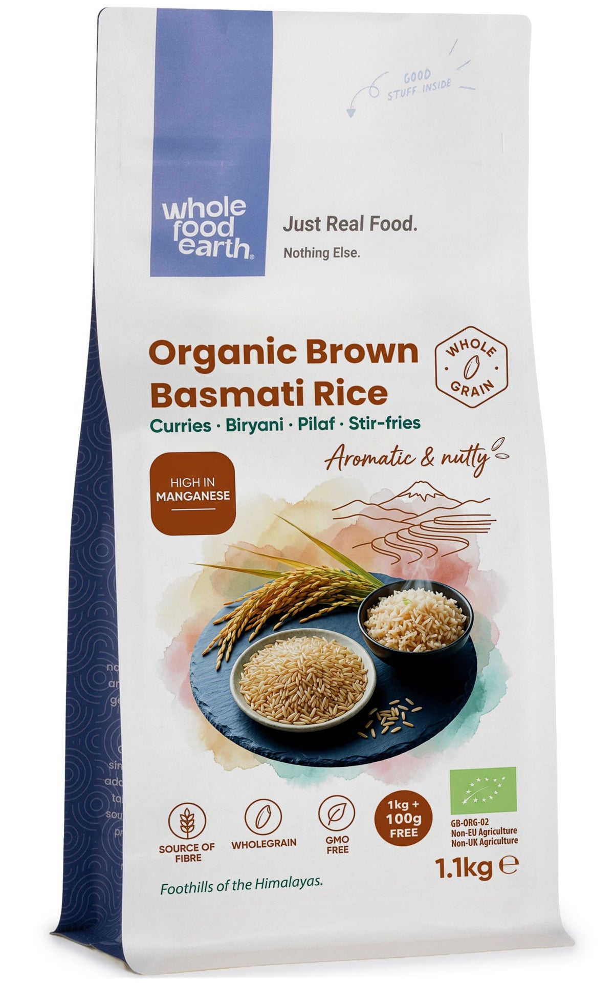 Organic Brown Basmati Rice