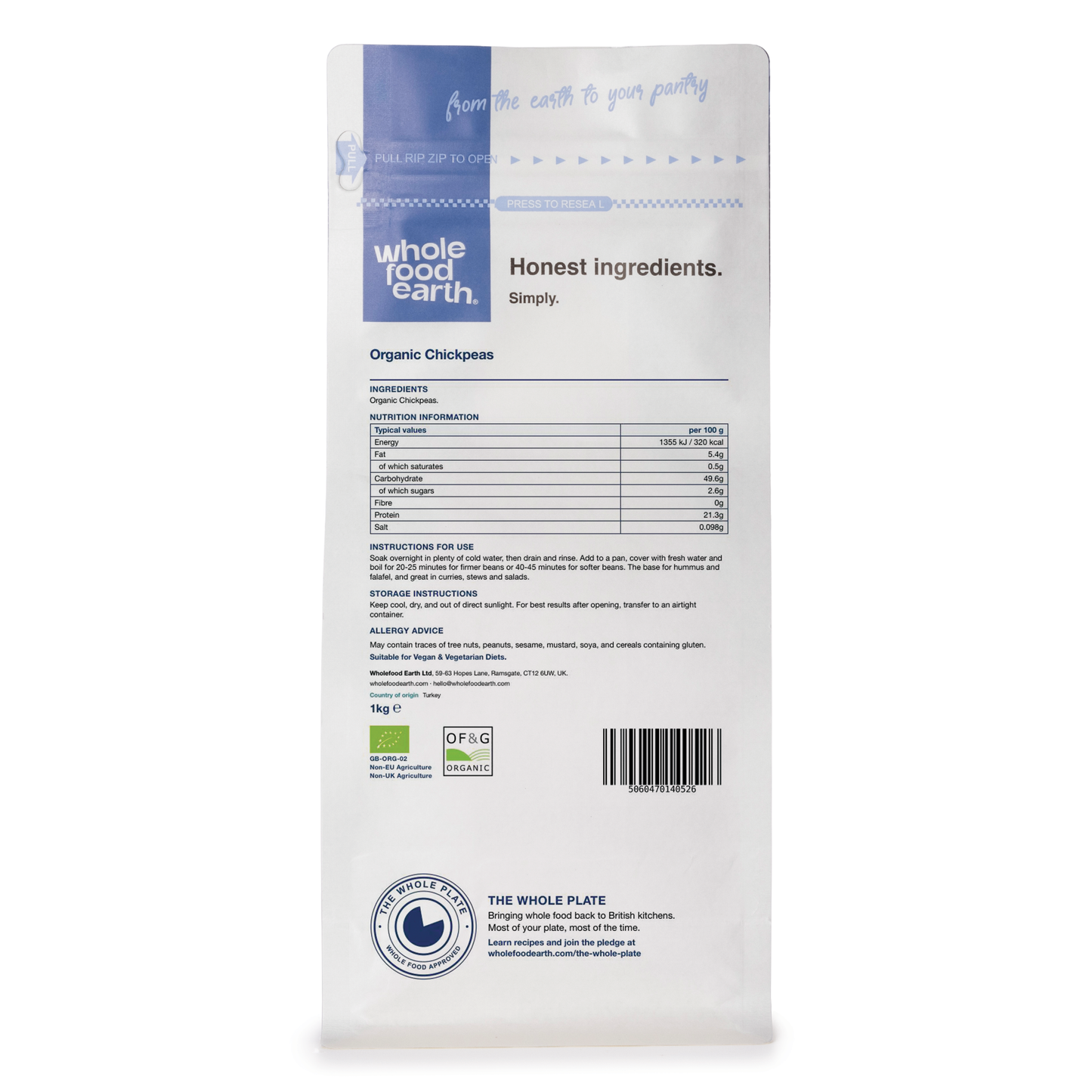 Organic Chickpeas