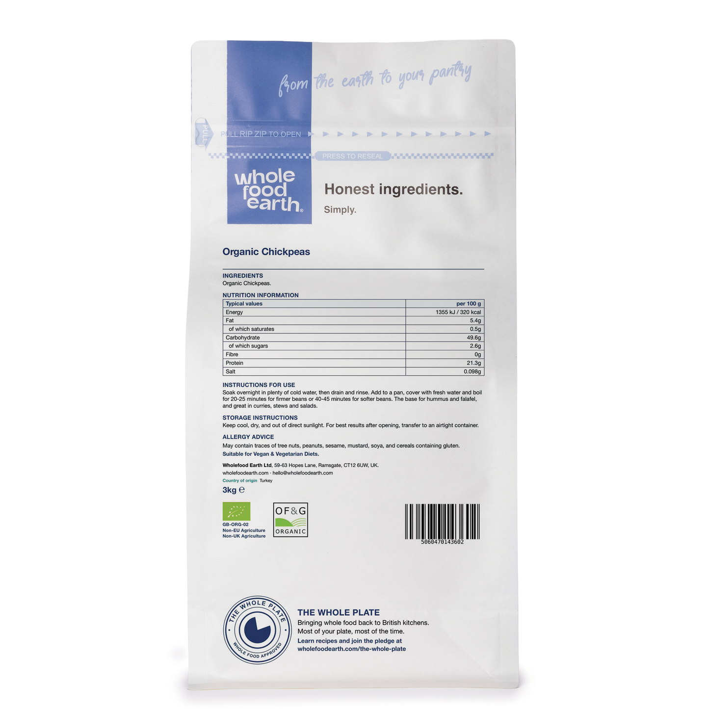 Organic Chickpeas