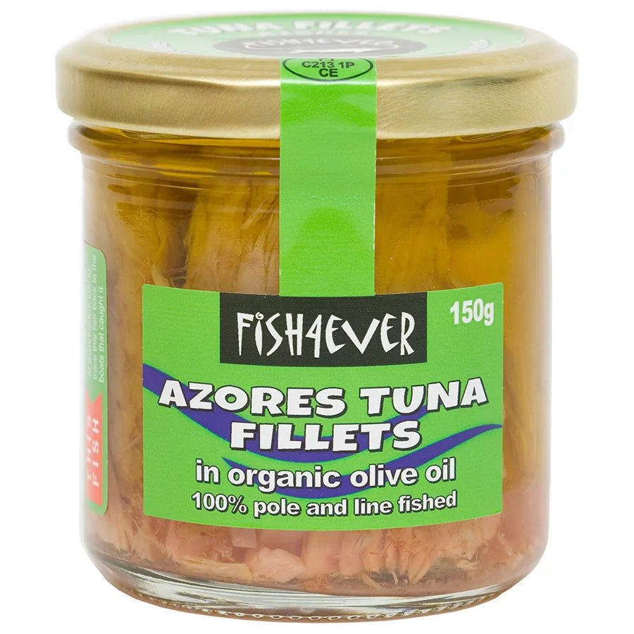 Azores Tuna Fillets in Organic Olive Oil - Fish4Ever - 150g