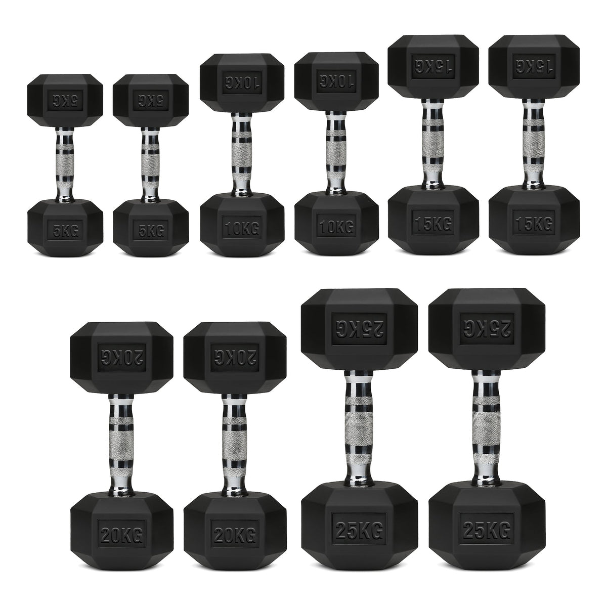 Hex Dumbbells 5 Tier Rack with or without Weights & Bench – Vertical Dumbbell Storage Stand for Home Gym