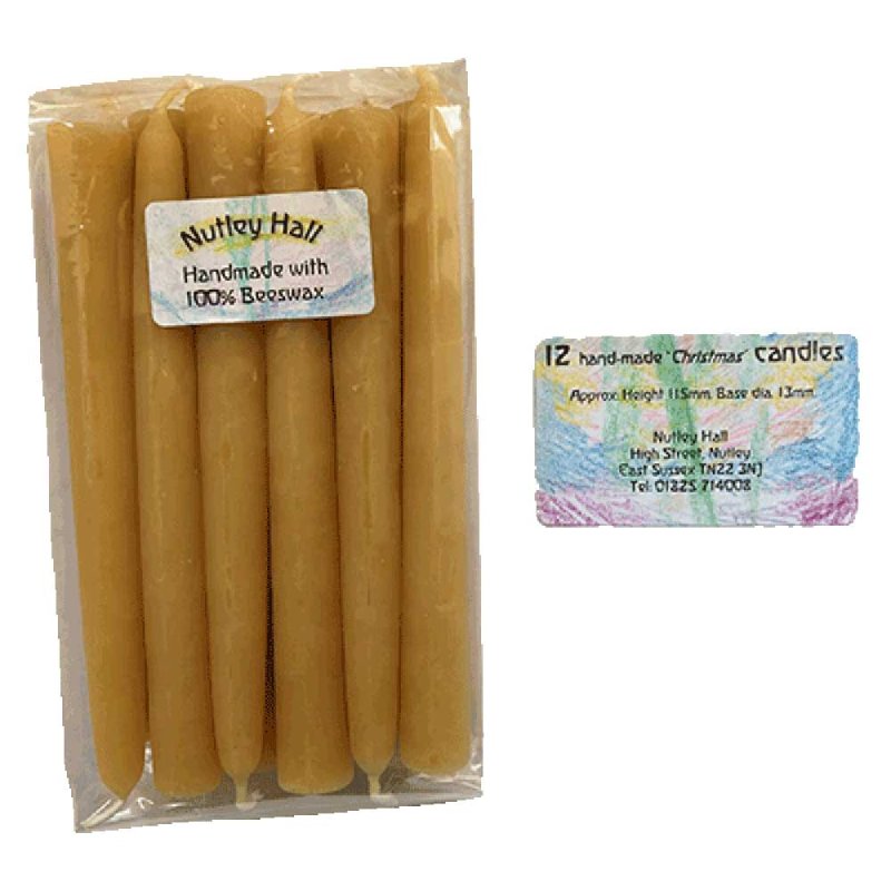Nutley Hall Beeswax Christmas Candles