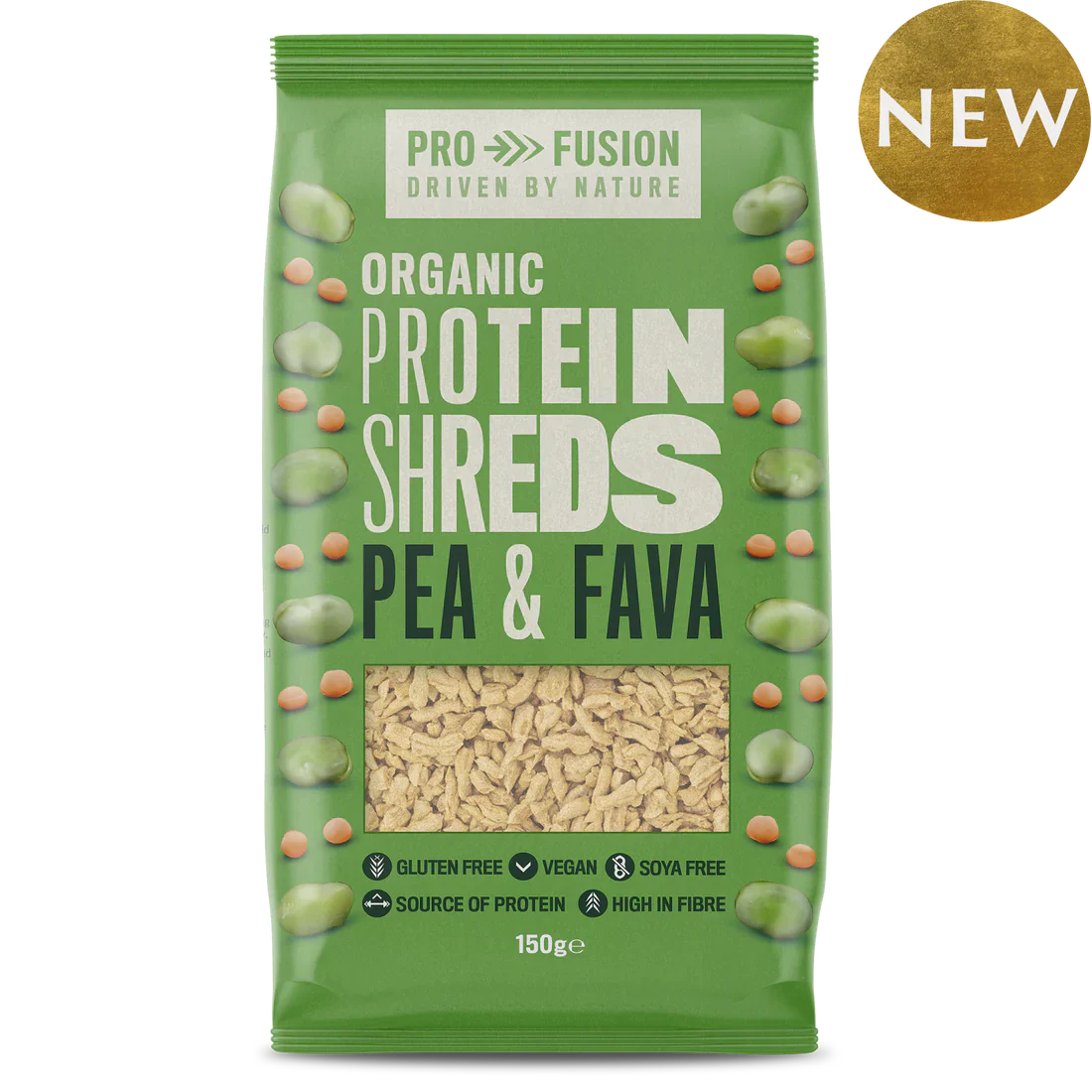 Organic Protein Shreds - Pea & Fava - 150g - Profusion