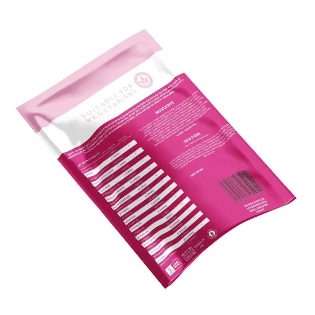 Essential Women’s Daily Multivitamin | High-Potency Foundation Support | 60 Count