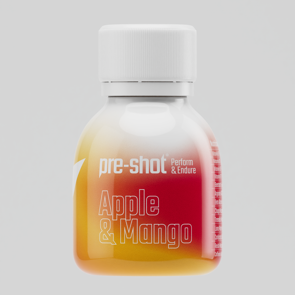 Pre-Workout Shot - Apple & Mango (6 x 60ml)