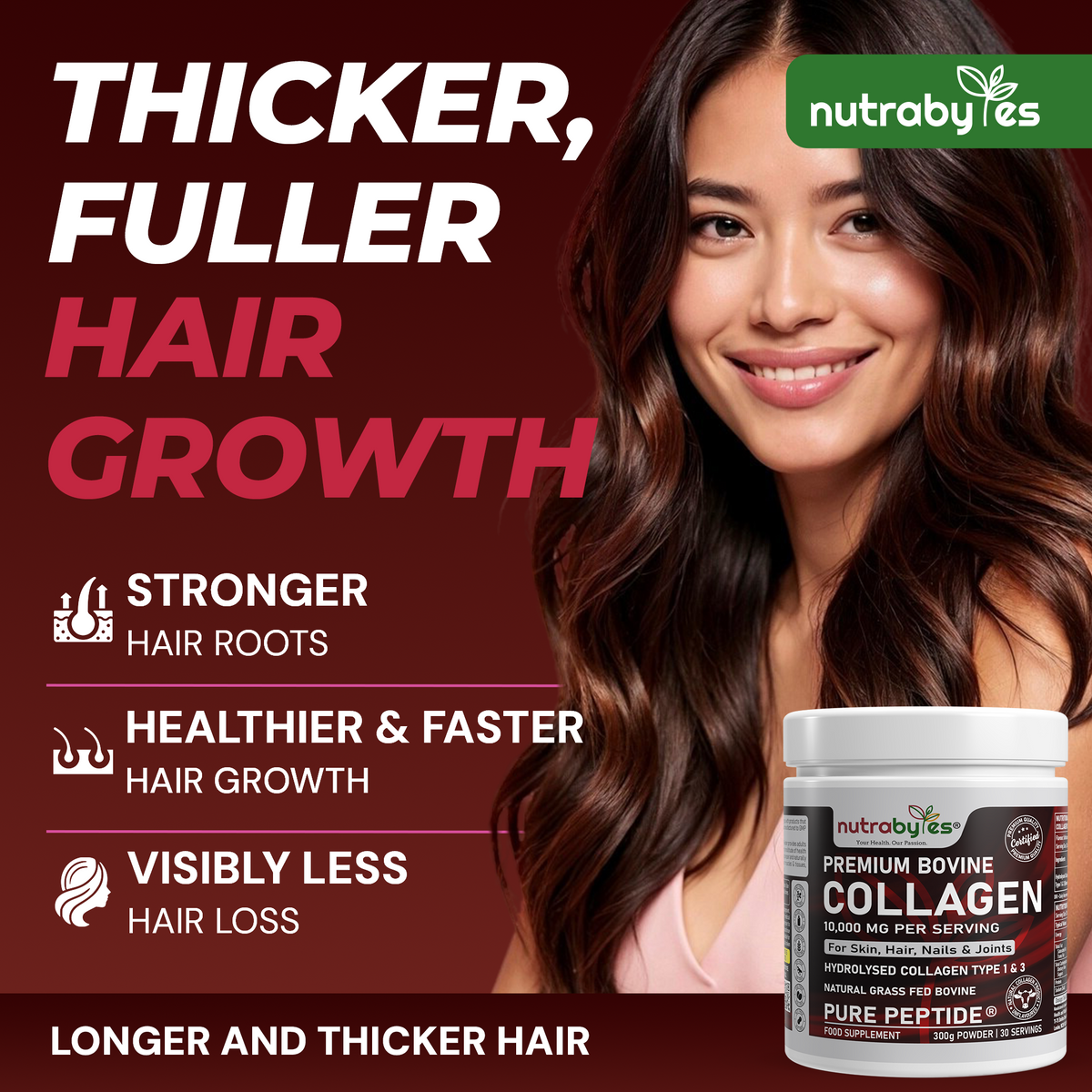 Premium Bovine Collagen Powder 10,000mg