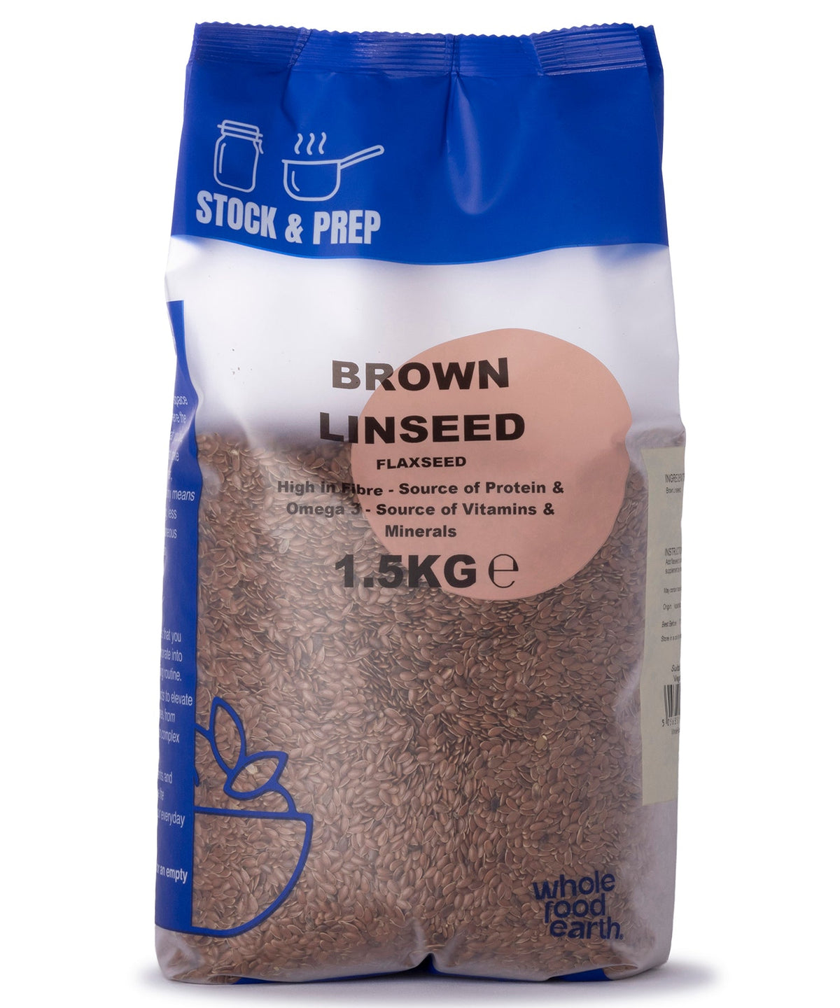 Brown Linseed/Flaxseed - Stock & Prep - 1.5kg