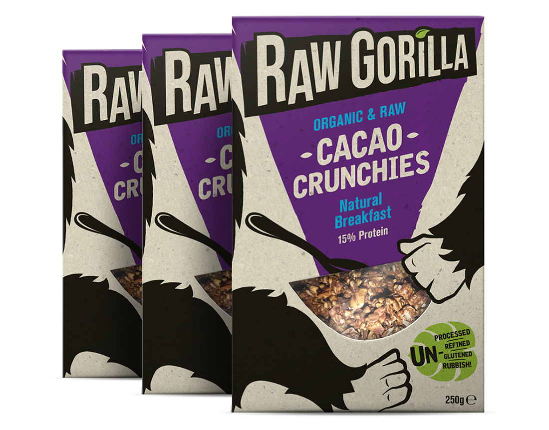 Cacao Crunchies - 250g - RAWGORILLA