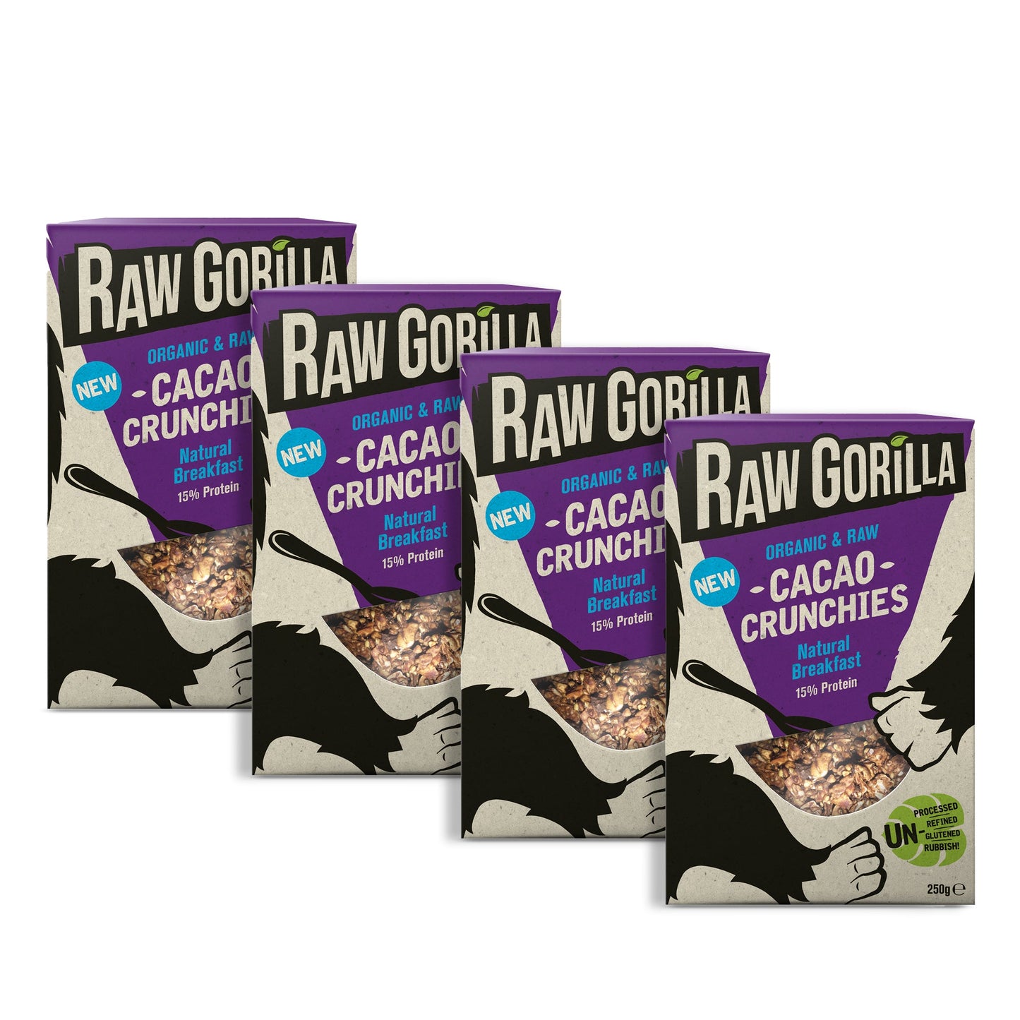 Cacao Crunchies - 250g - RAWGORILLA