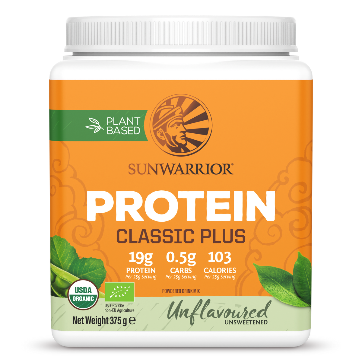 Sunwarrior Organic Classic Plus Plant Protein Powder