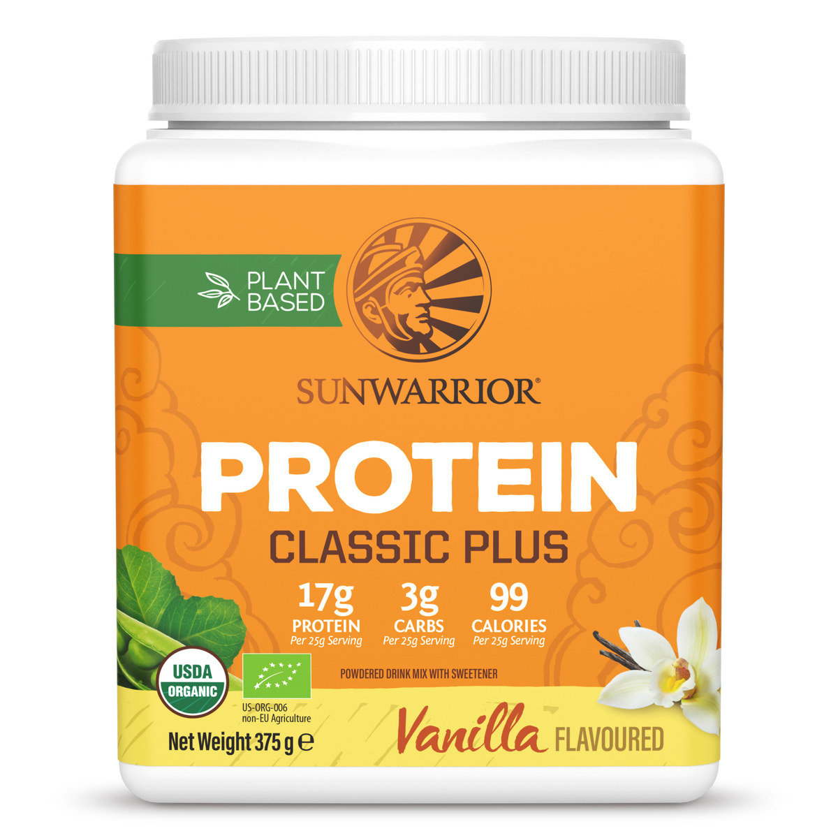 Sunwarrior Organic Classic Plus Plant Protein Powder