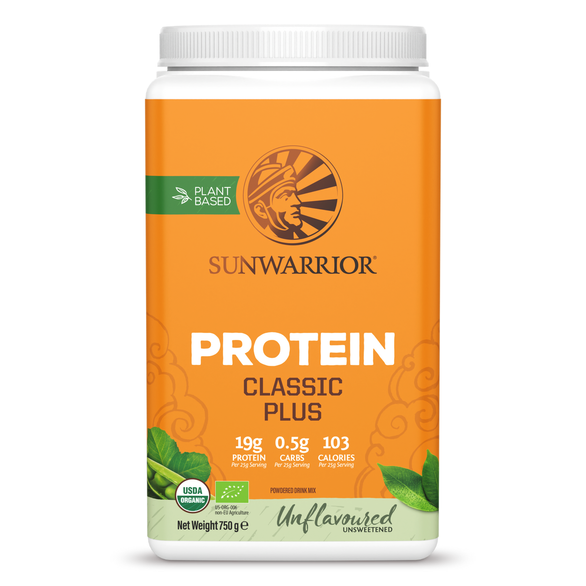 Sunwarrior Organic Classic Plus Plant Protein Powder