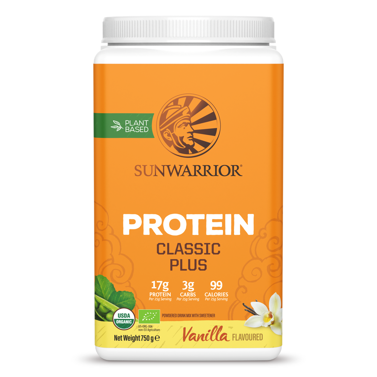 Sunwarrior Organic Classic Plus Plant Protein Powder