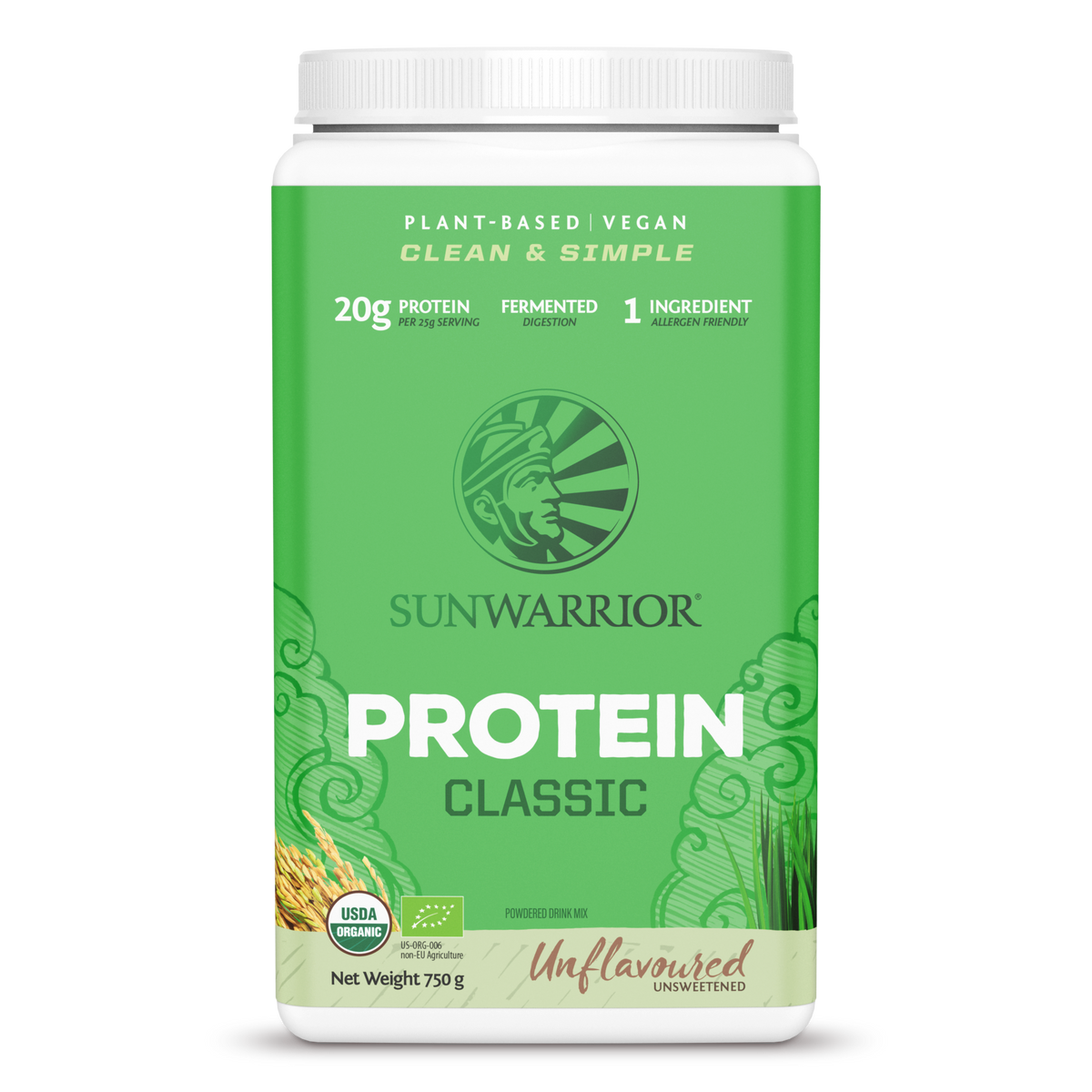 Sunwarrior Organic Classic Brown Rice Protein Powder