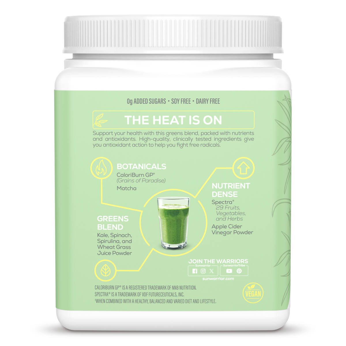 Sunwarrior Shape Thermo Greens Powder, Green Apple, 210g