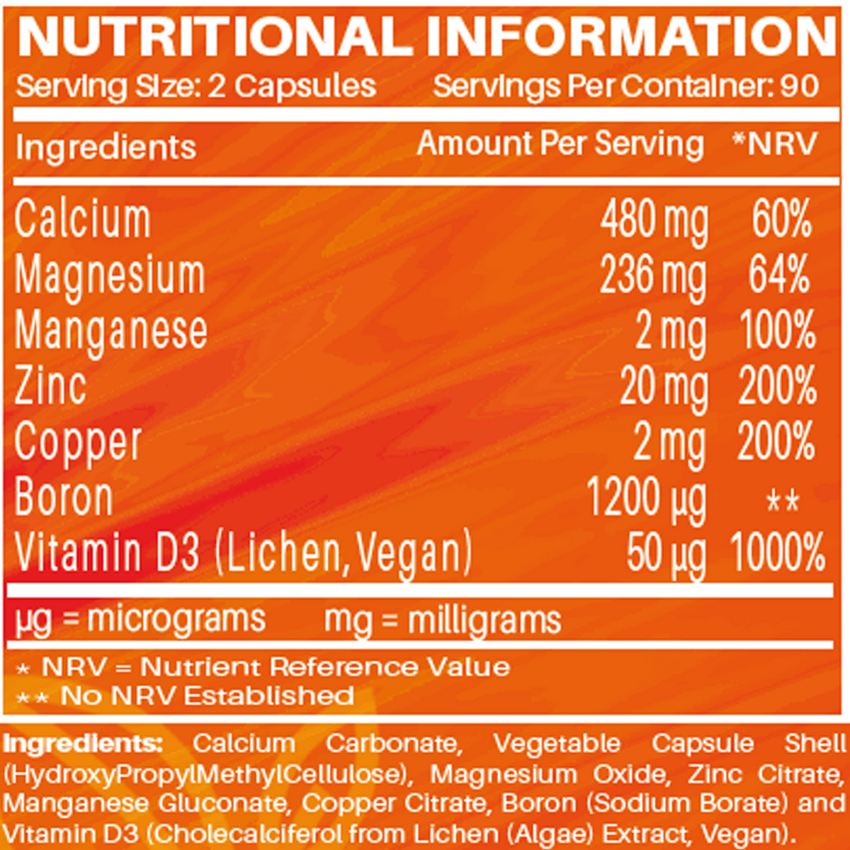 Vegan Vitamin D3 2000 IU Complex, 180 Capsules