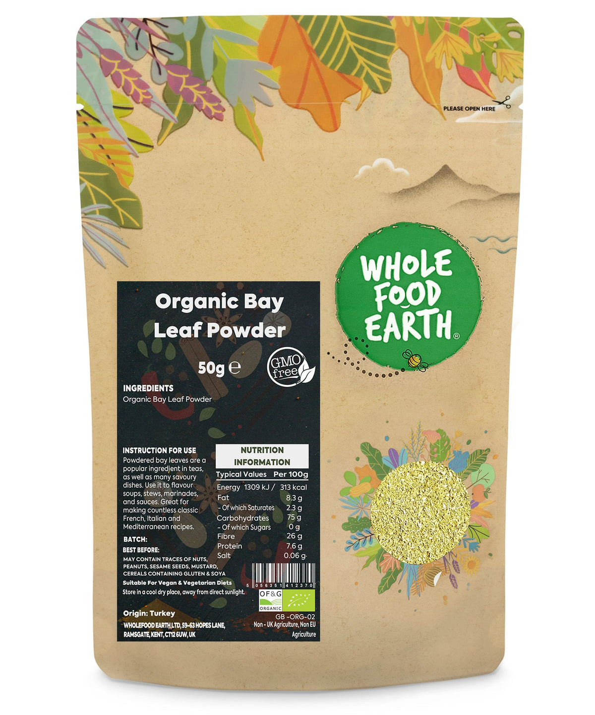 Organic Bay Leaves Powder