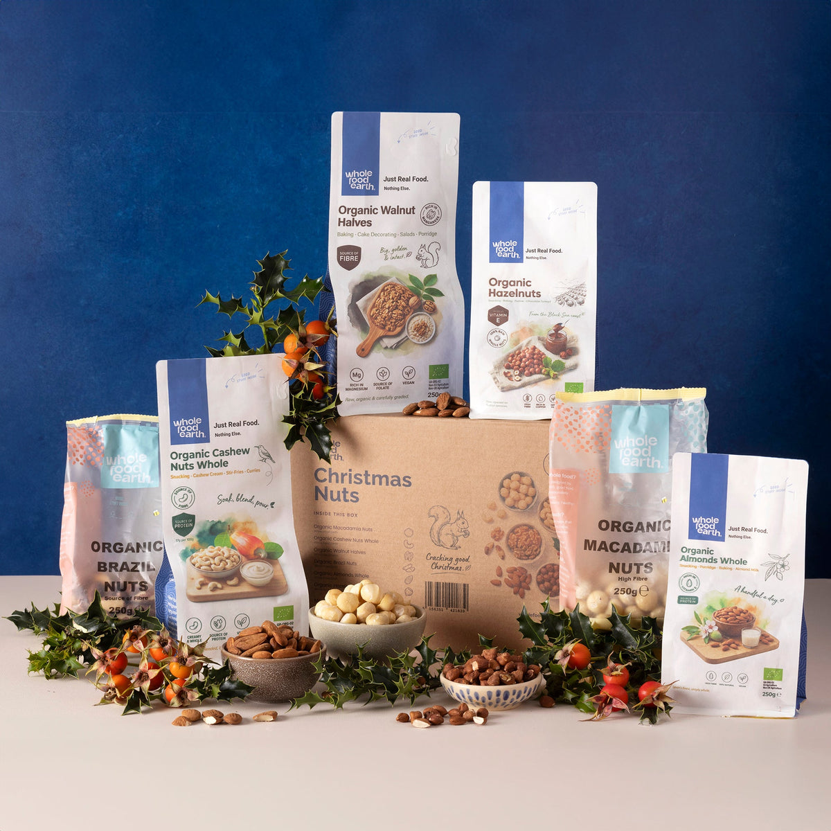 Organic Christmas Nuts Box