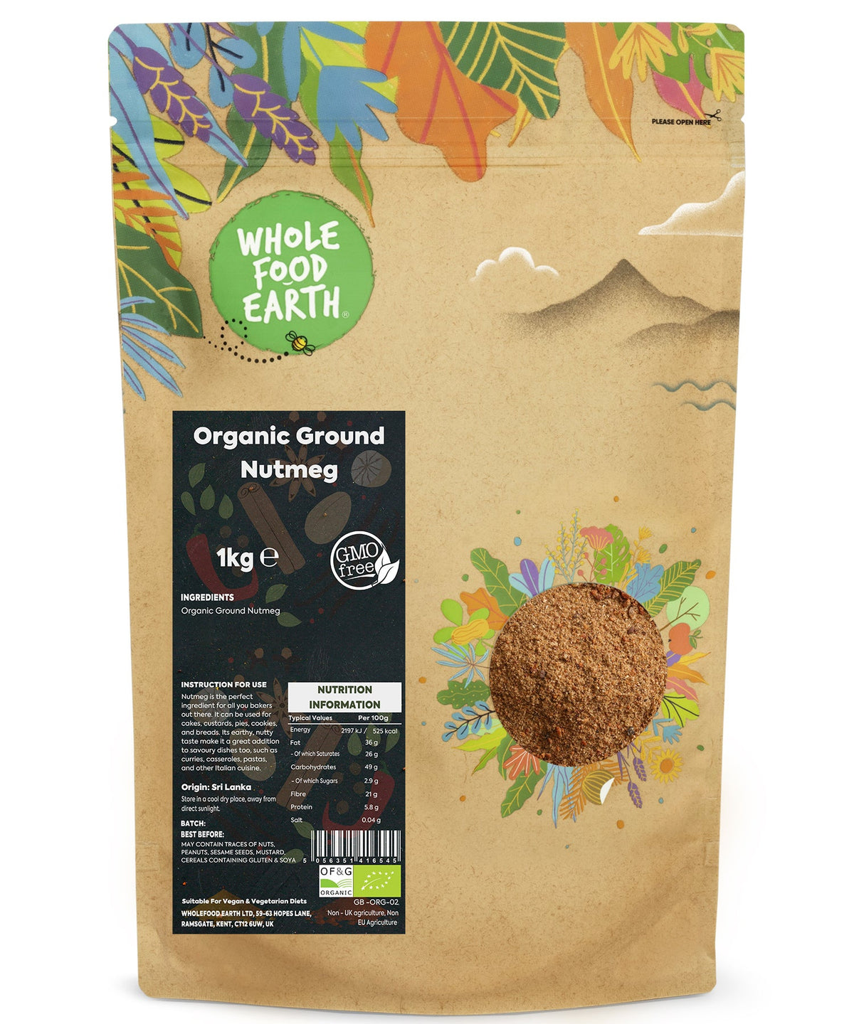 Organic Ground Nutmeg