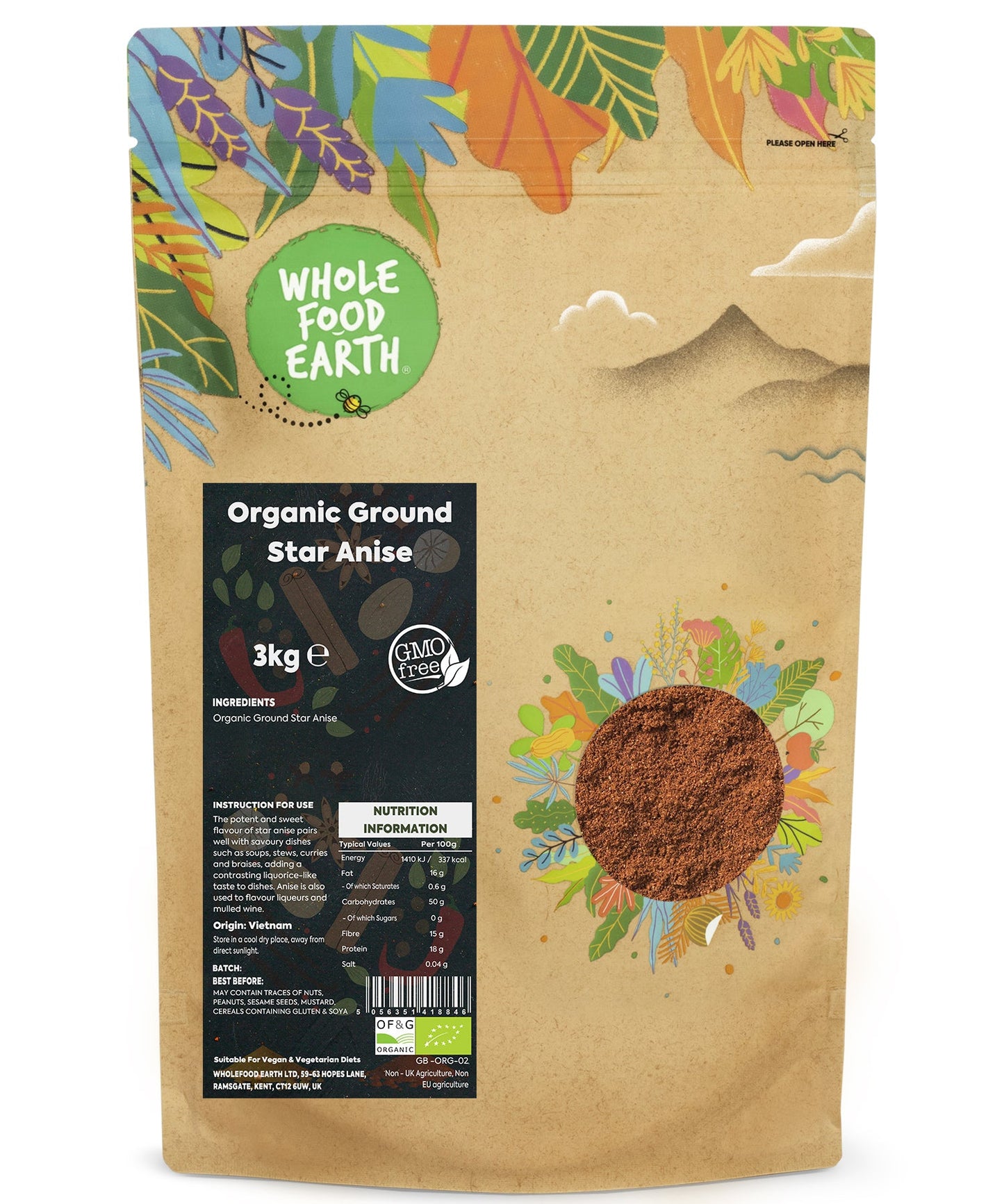 Organic Ground Star Anise