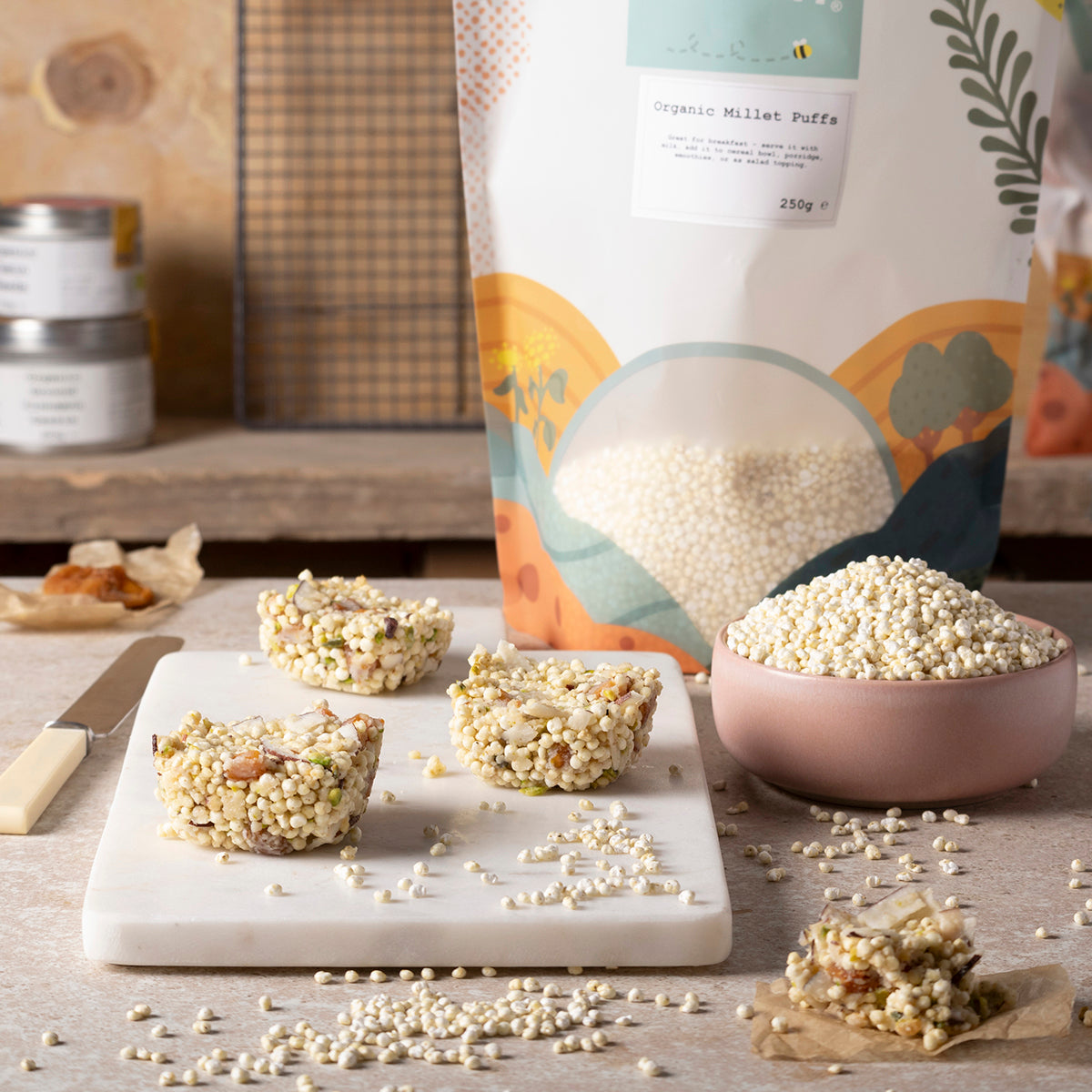 Organic Millet Puffs