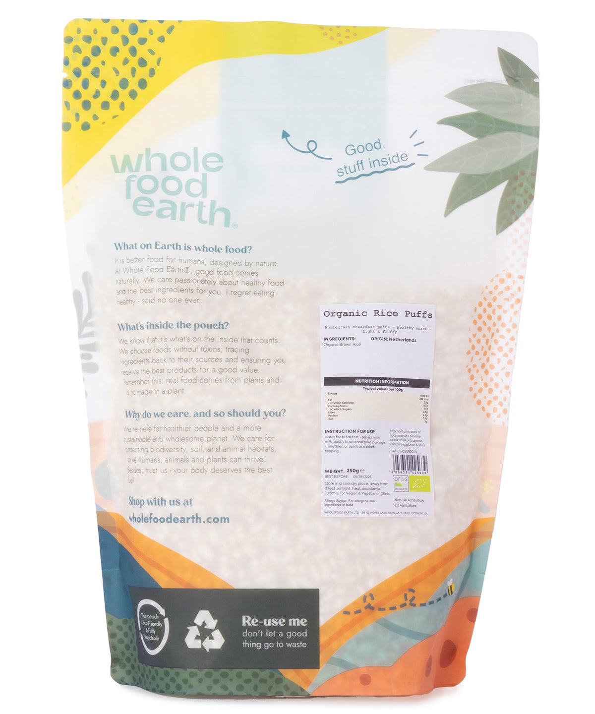 Organic Rice Puffs